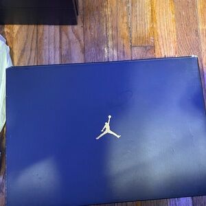 Jordan Sneakers - Navy and Gold